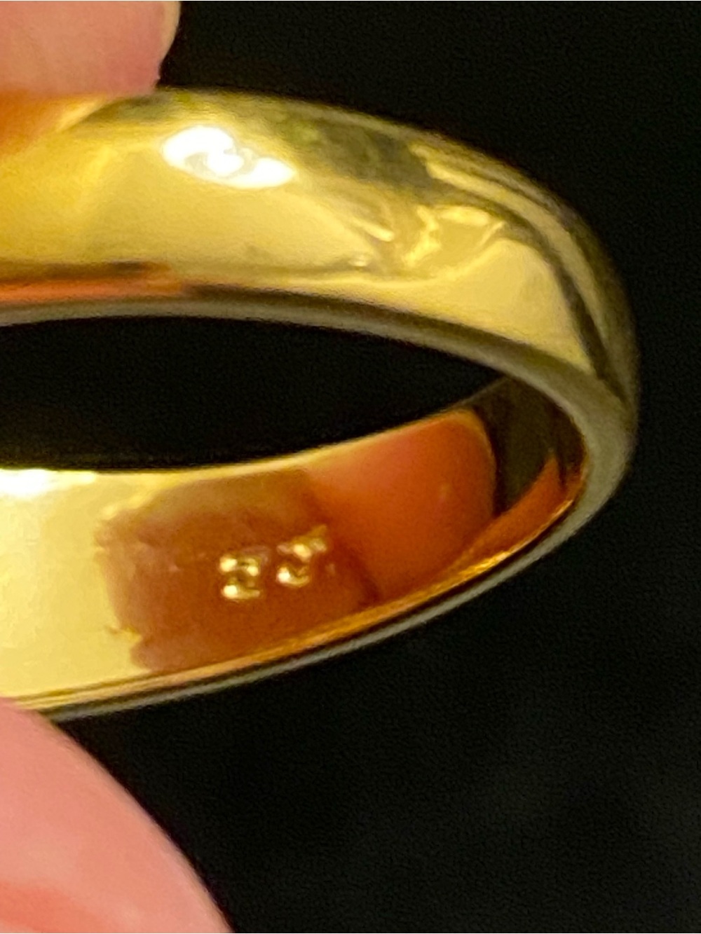 JJ Gold-Tone Suspended Crystal Wrap Ring Size 7 - Picture 6 of 10